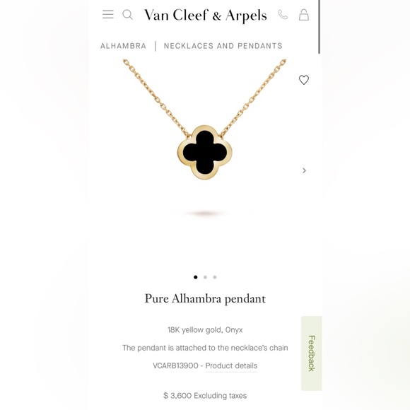 Van Cleef & Arpels Pure Alhambra pendant - Picture 4 of 4